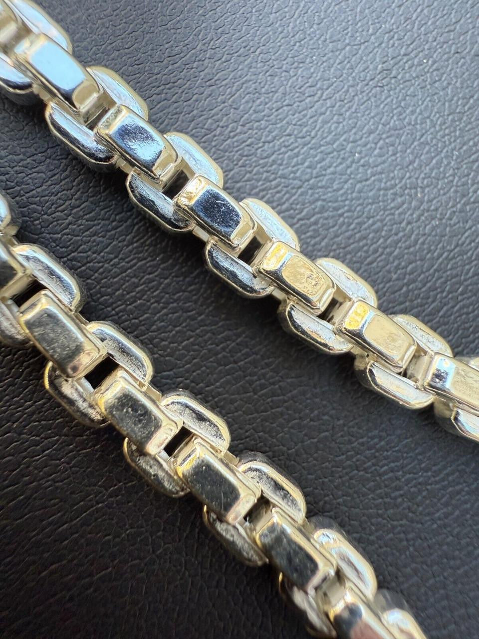 Puffed Rolo Bracelet - Hollow 925 Sterling Silver - 7"-9" - 5mm