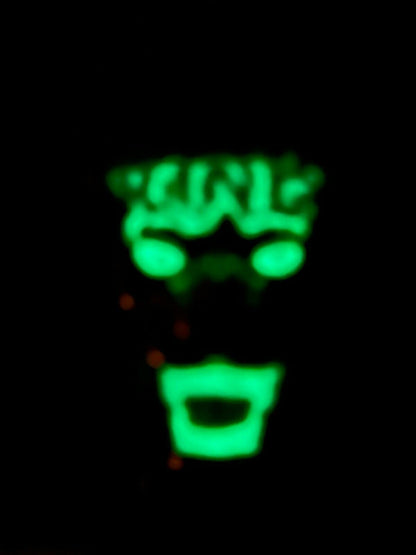 Real 925 Silver Gold Glows In Dark LION KING Huge 3 Hip Hop Pendant Necklace