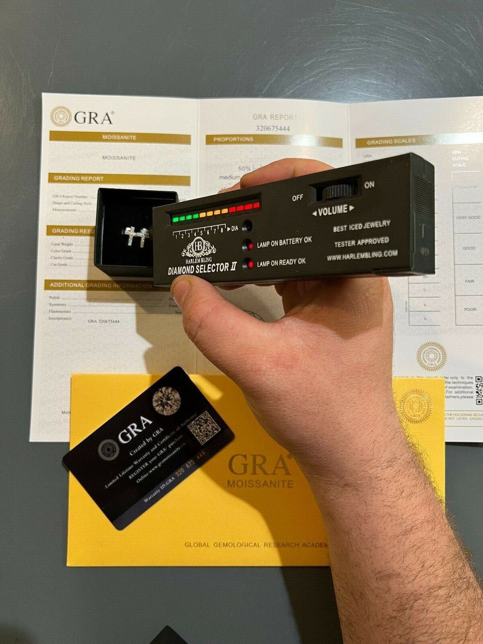 Real MOISSANITE 925 Silver Small Cross Earrings Studs Iced Pass Diamond Tester