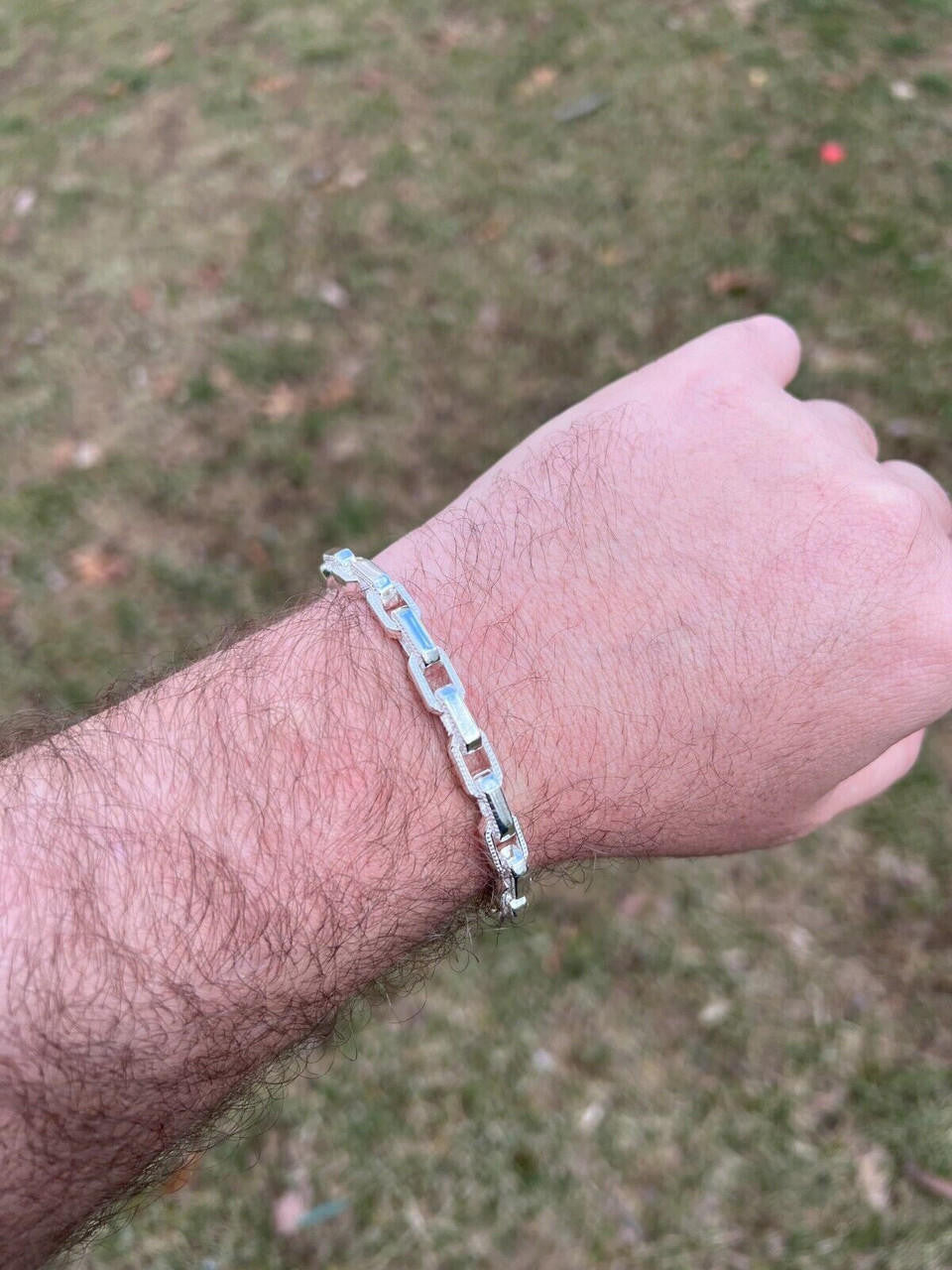 Rolo Hermes Link Real Solid 925 Sterling Silver 7mm Chain Necklace Or Bracelet