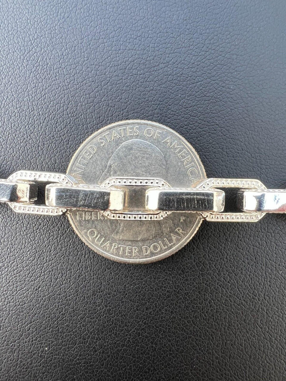 Rolo Hermes Link Real Solid 925 Sterling Silver 7mm Chain Necklace Or Bracelet