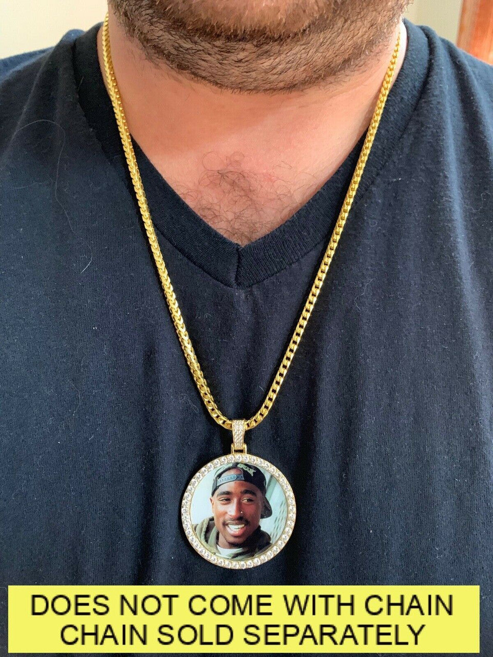 Silver 925 Silver Custom Hip Hip Photo Pendant Iced Memory MOISSANITE PASS DIAMOND TESTER