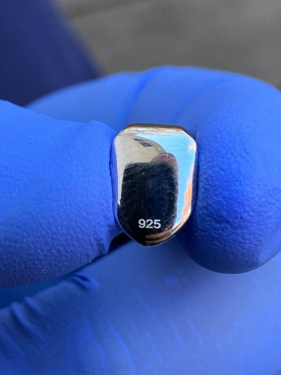 SOLID 925 Sterling Silver Single Tooth Grillz Hip Hop Grill Cap Diamond Cut REAL